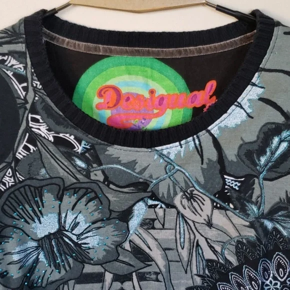 Desigual Large long sleeve top - Picture 2 of 7